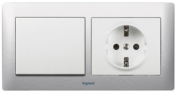 Legrand 771002 Abdeckrahmen 2-fach horizontal