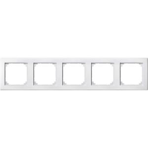 Merten 462519 Rahmen 5-fach , M-SMART, polarweiß