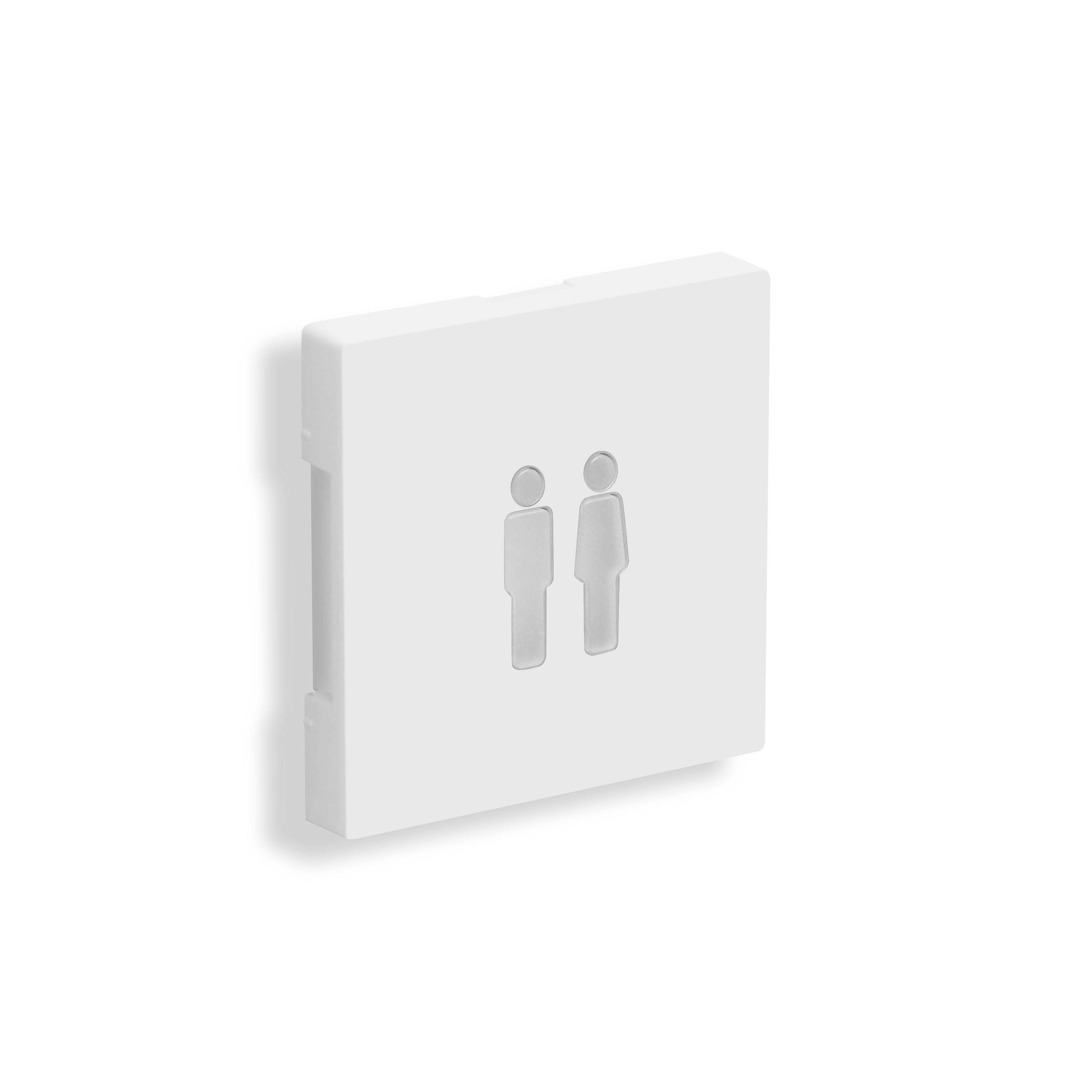 qles SYL0625 Symbollicht, für Merten System-M, beleuchtet/LED/RGB, Aktivweiß glänzend, IP44