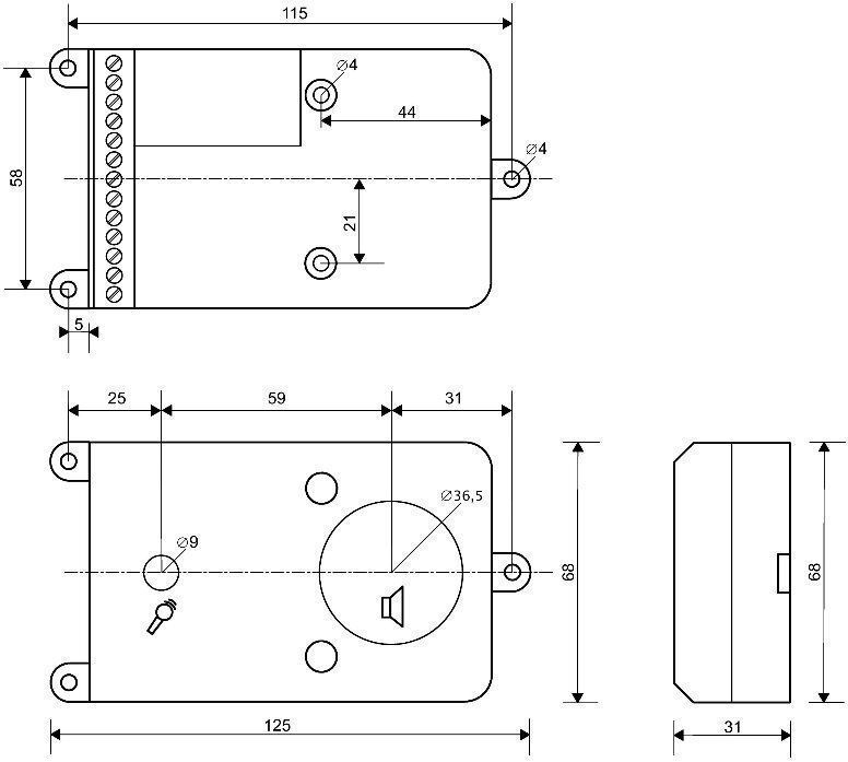 Busch-Jaeger 83110-101 Welcome Einbau-Audiomodul für Außenstation