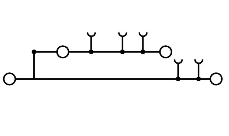 Weidmüller A2T2.5VL Durchgangs-Reihenklemme 2,5mm² A-Reihe