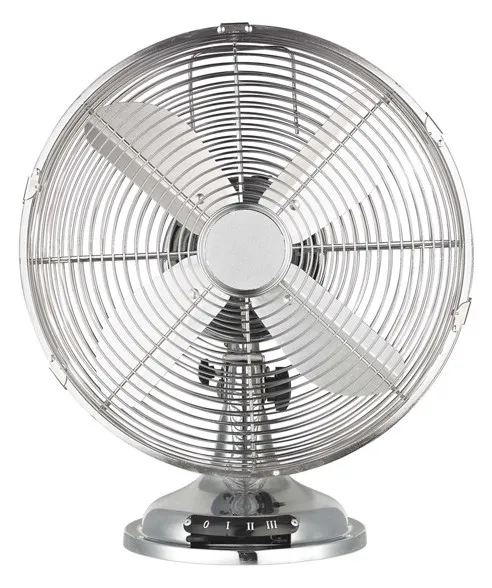 HELLER TWV 348 M Tischventilator 35W, 30 cm, Chrom-Metall