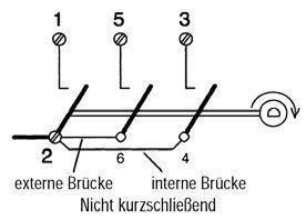 Jung 1101-4 Drehschalter, 3-Stufen-Schalter m. AUS-Stellung, 16 AX 250 V ~, anthrazit
