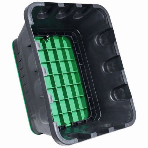 Heitronic 21042 Bodeneinbaudose Jumbo 640,5x300x507,5 mm mit 12 Ausgängen