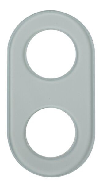 Berker 1102 Glasrahmen 2-fach, Serie Glas, klar