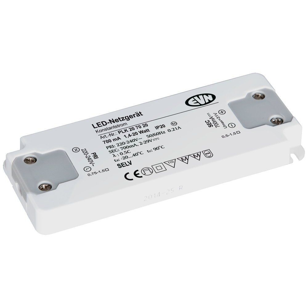 EVN PLK207020 LED-Netzgerät 700mA 1,4-20W, IP20