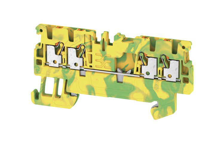 Weidmüller A4C1.5PE Schutzleiter-Reihenklemme 1,5mm² A-Reihe, 50 Stück