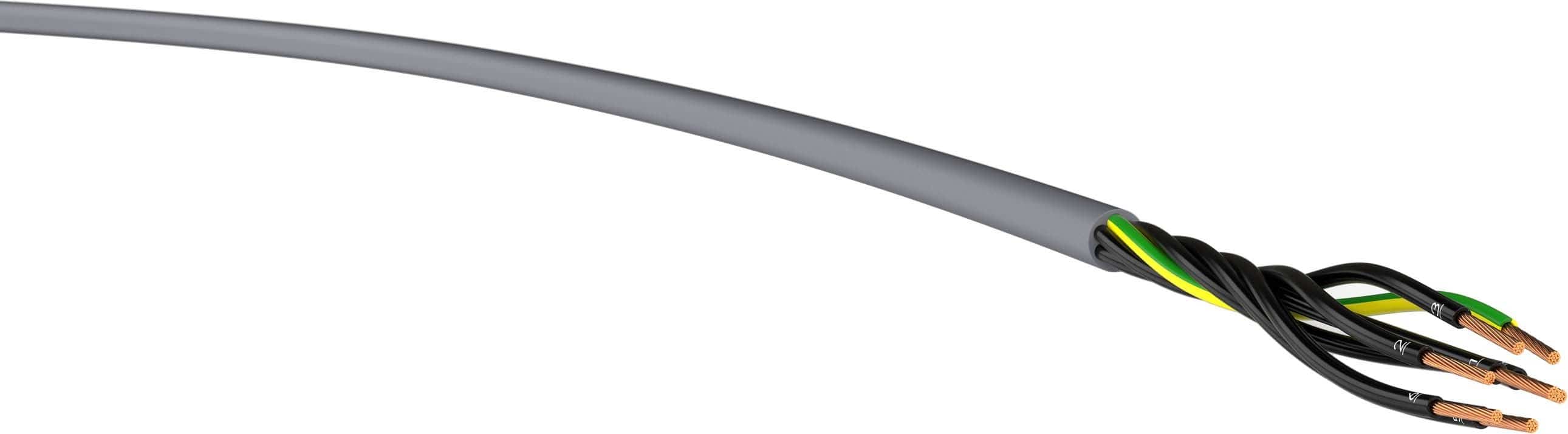 Steuerleitung YSLY-JZ 7x0,5 mm², Schnittware, grau