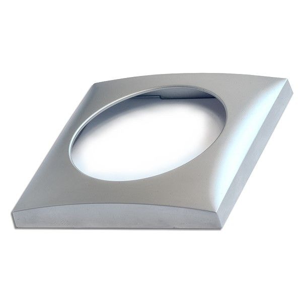 Berker 918272558 Rahmen 1-fach, Integro Flow, chrom matt lackiert
