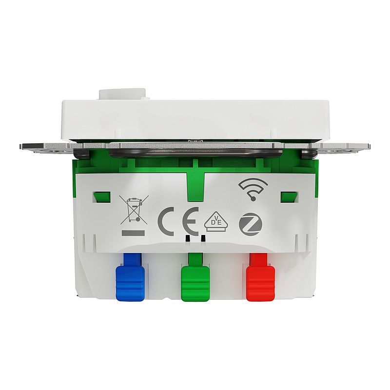 Merten MEG2380-0325 Connected Schutzkontakt-Steckdose 16A, System M, Aktivweiß glänzend, Thermoplast brillant