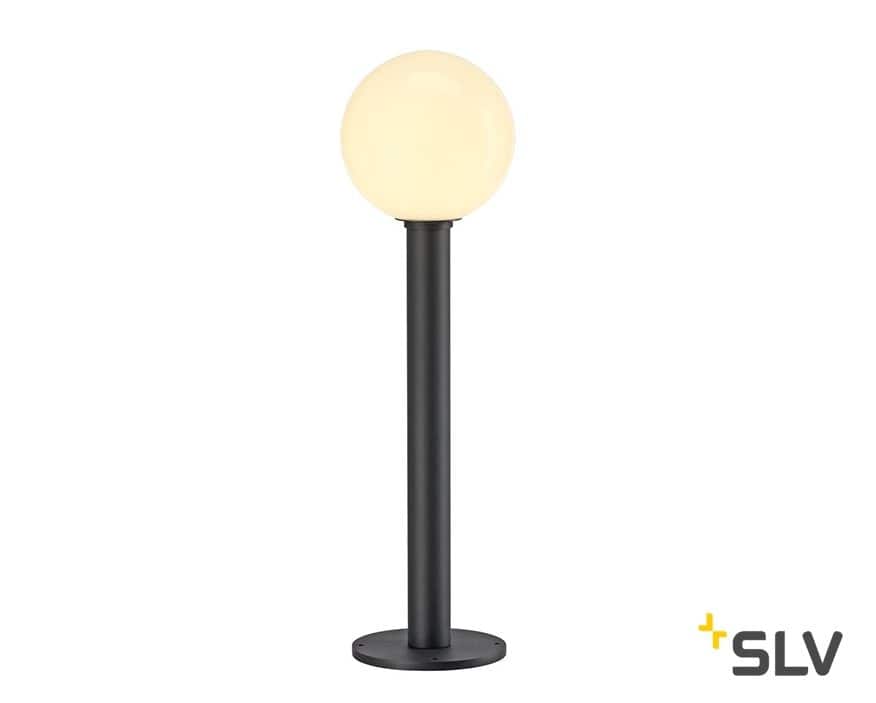 SLV 1002001 GLOO PURE 70 Pole Outdoor Stehleuchte, Höhe 70cm, IP44