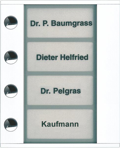TCS PDT04-WS/04 Klingeltastenerweiterung AP für 4 WE