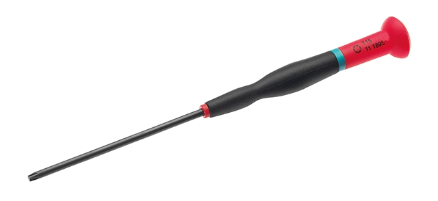 Cimco 11 1895 Präzisions-Schraubendreher, Torx-Schraubendreher hellgrün T15x80mm