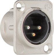 Gira 003700 XLR D-Serie Flanschstecker 3-polig, Zubehör
