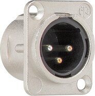 Gira 003700 XLR D-Serie Flanschstecker 3-polig, Zubehör