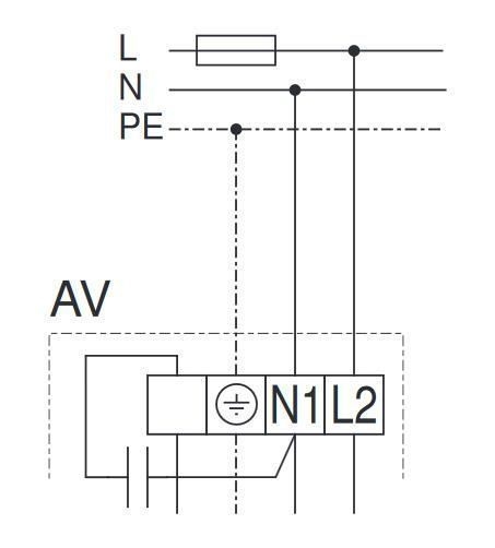 Helios MiniVent AV 125 Aussenwandventilator