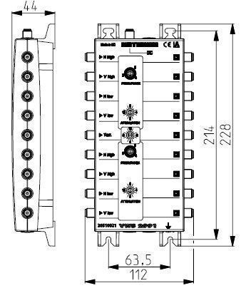 Kathrein VWS2991 SAT-Verteilnetzverstärker