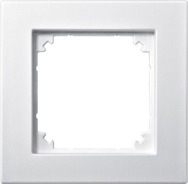 Merten 488119 Rahmen, 1-fach, bündiger Einbau, M-PLAN II, polarweiß,