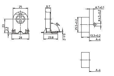 Houben 109331 G13-Durchsteckfassung
