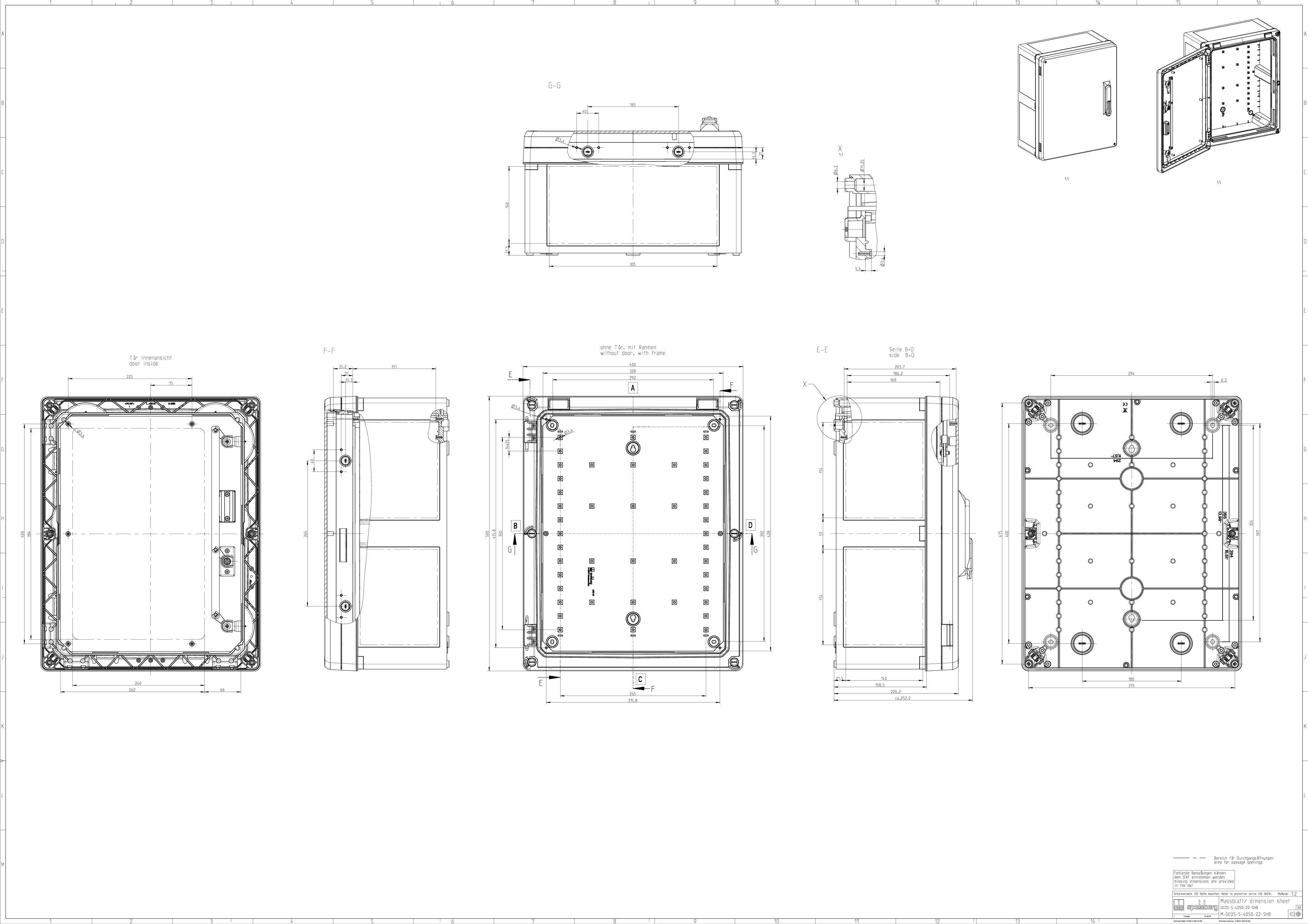 Spelsberg GEOS-S 4050-22-to/SH Schaltschrank