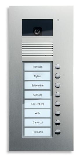 TCS AVU 14080-0010 Video-Sprechanlage Außenstation für 8 WE, UP