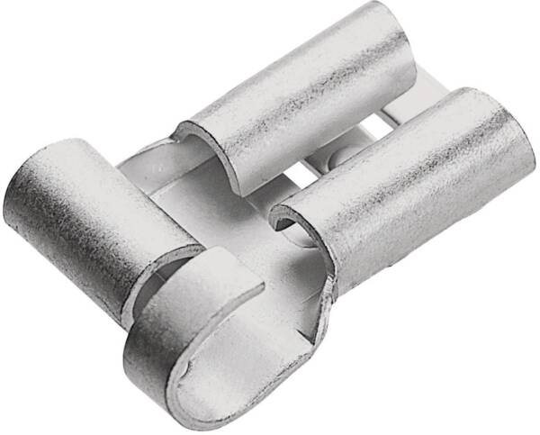 Cimco 10 2017 Presseinsatz für nicht-isolierte Flachsteckhülsen, mit seitlichem Leiteranschluss, 0,5 - 2,5 mm², Zubehör für Zange Profi-Crimp (Art-Nr. 10 6112)