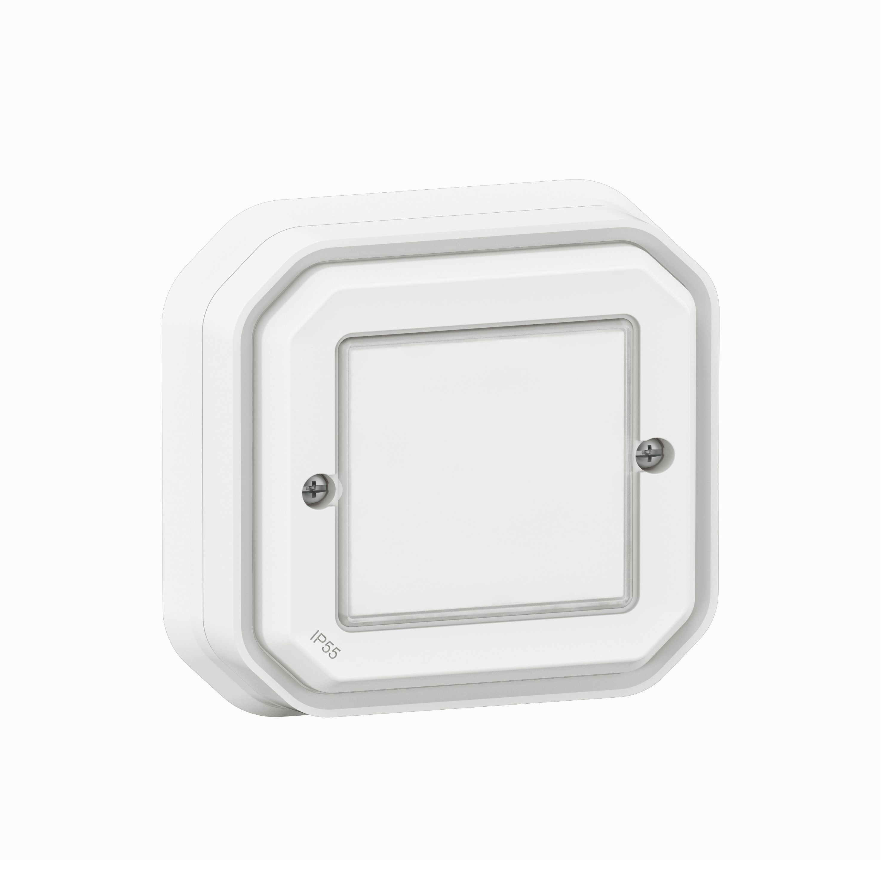 Legrand 069884L Plexo New with Netatmo Feuchtraum, Draht- und batterieloser Schalter (EIN/AUS) with Netatmo, 1-Kanal, IP55, ultraweiß