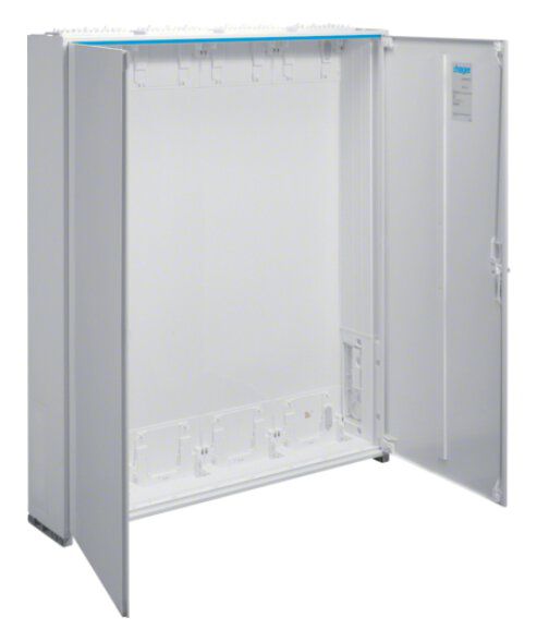 Hager ZB44S, univers Z Leerschrank m. Tür IP44, H=1250mm, 4 Felder