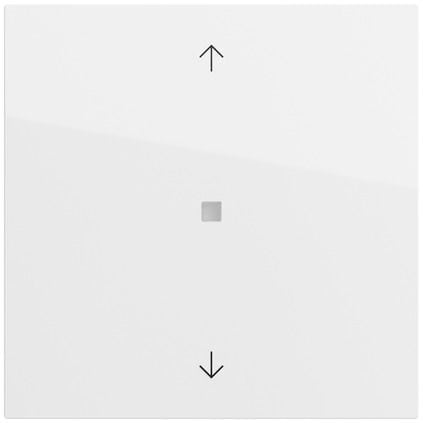 Gira 510570 RF Bedienaufsatz 1-fach Pfeilsymbole für KNX, System 70, reinweiß glänzend