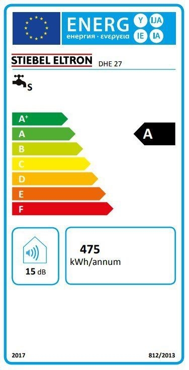 Stiebel Eltron 202657 Komfort- Durchlauferhitzer DHE 27