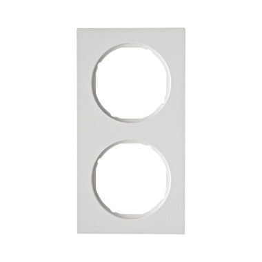 Berker 10122289 Rahmen 2-fach, R.3, polarweiß glänzend