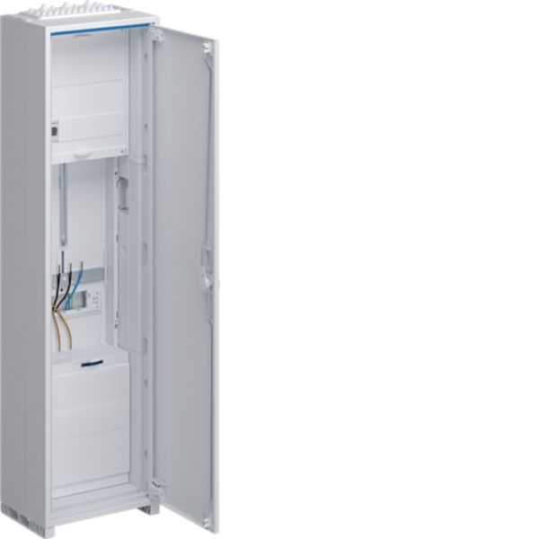 Hager ZB313T1T universZ Komplettschrank, 1 Zählerplatz, 3-polig, IP44, 1100 x 300 x 205 mm