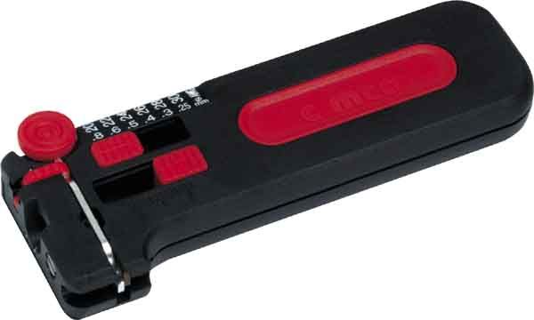 Cimco 12 0033 Präzisions-Abisolierer PWS ,Plus, roter Druckknopf 0,25 - 0,80 mm Ø AWG 30 - 20
