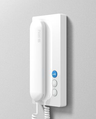 Siedle BTS 850-02 WH/W Haustelefon Standard, weiß glänz.