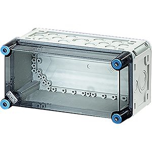 Hensel Mi 0100 Mi-Leergehäuse, Einbaumaße 275x125x146mm, transparenter Deckel