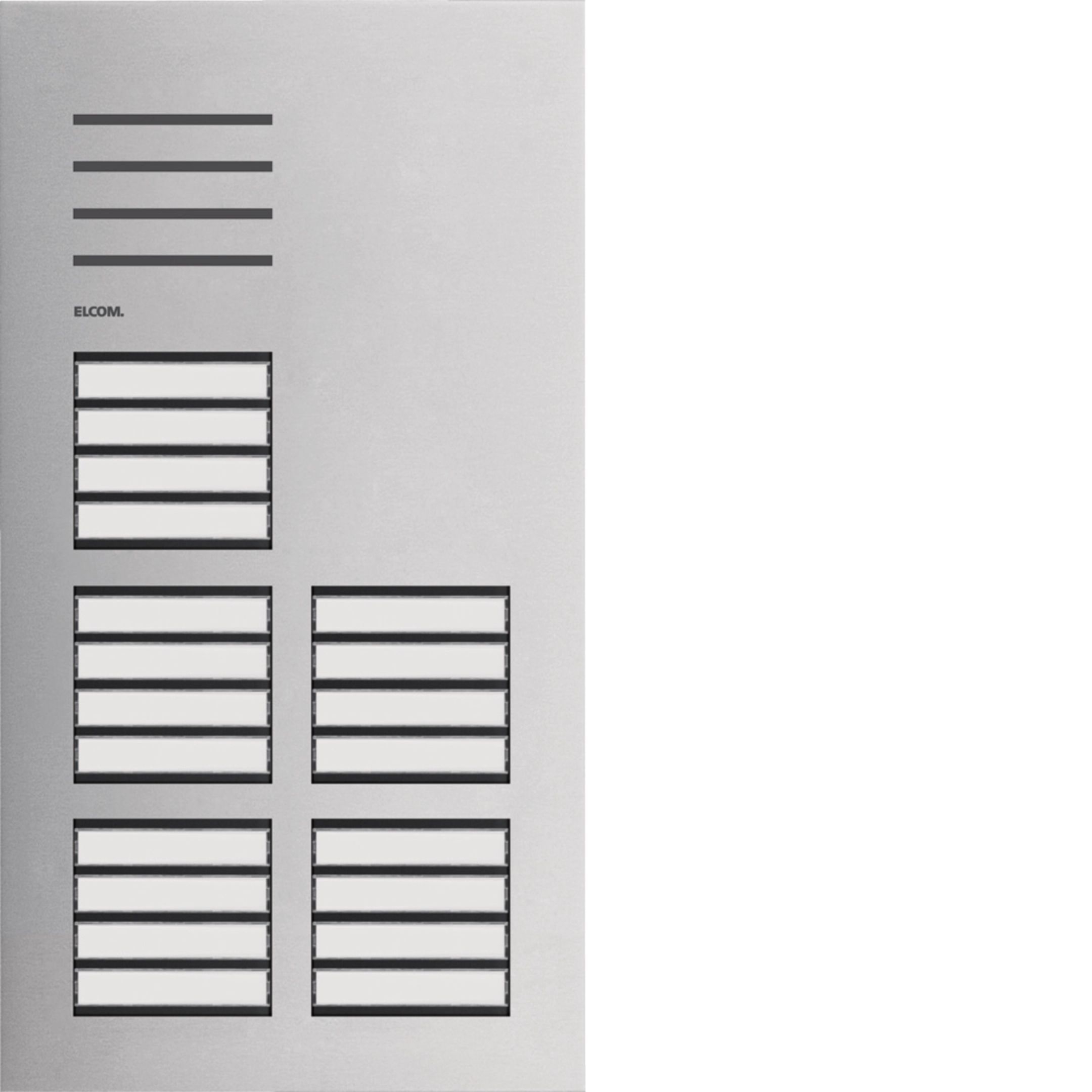 Elcom REQ020Y Türstation Audio 20/2, 2-Draht, Edelstahl, ONE