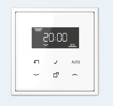 Jung LS1750DSW LB-Management Timer-Display, Serie LS, schwarz