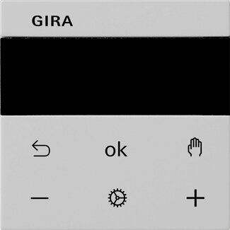 Gira 5366015 S3000 Jalousie- und Schaltuhr Display, System 55, grau matt