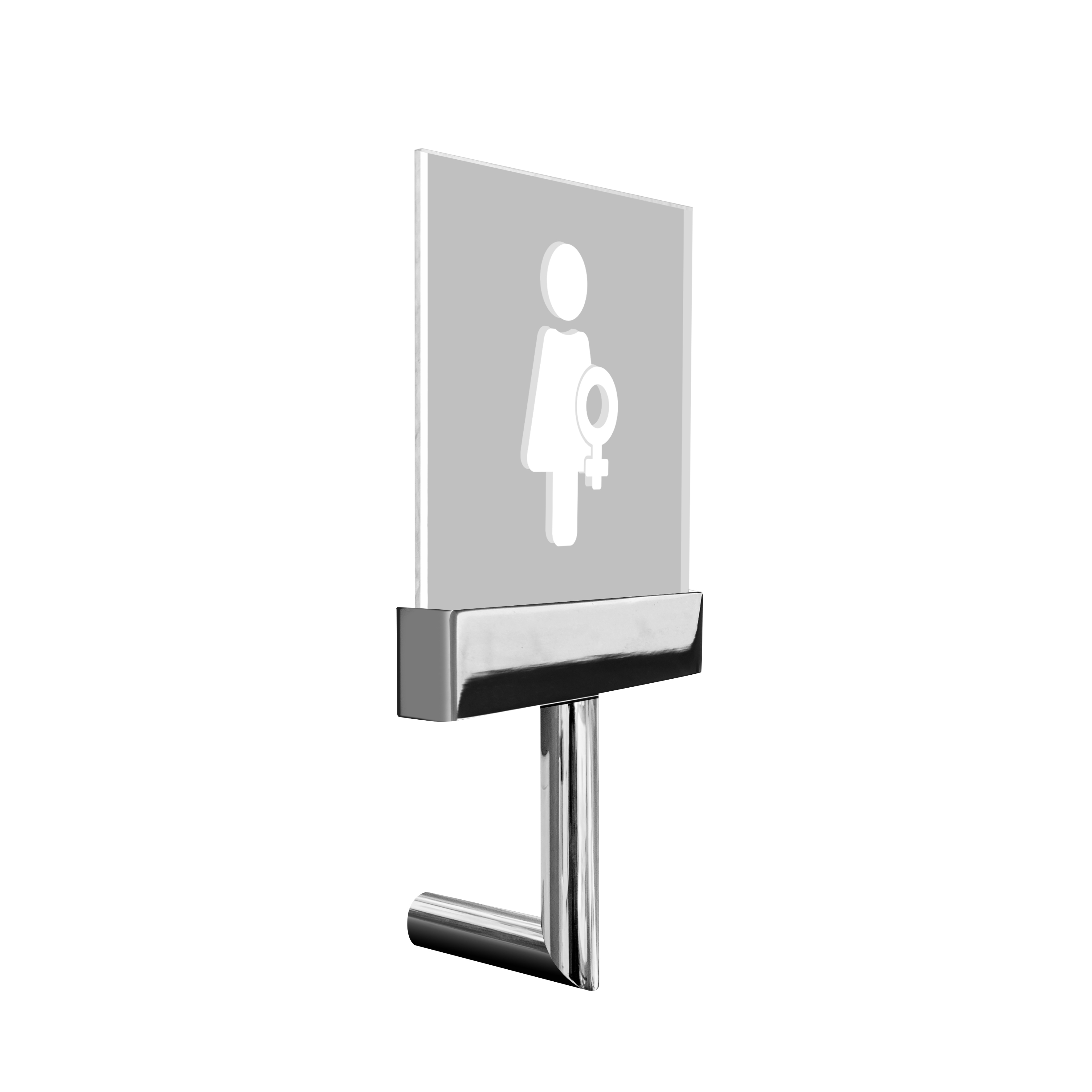 qles LBFB0110 Licht-Board Frontal, für Merten D-Life/System-M, beleuchtet/LED/warmweiß (3000k), Chrom, IP44