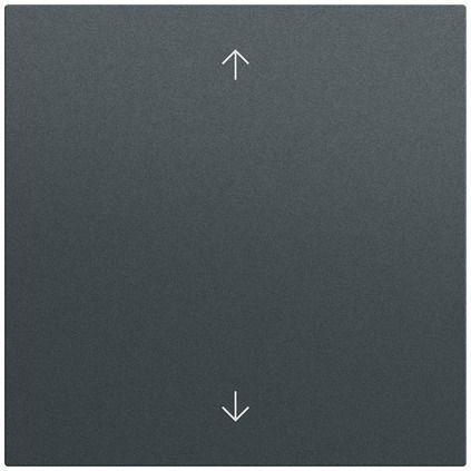 Gira 536173 System 3000 Bedienaufsatz Pfeilsymbole, System 70, anthrazit (lackiert)