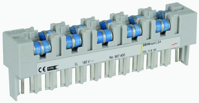 Dehn + Söhne 907400 Blitzstromableiter DEHNrapid LSA für 10DA