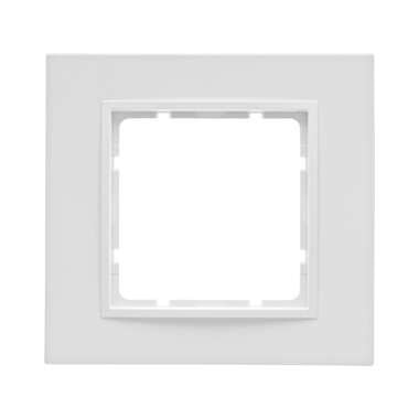 Berker 10116919 Rahmen 1-fach, B.7, polarweiß matt