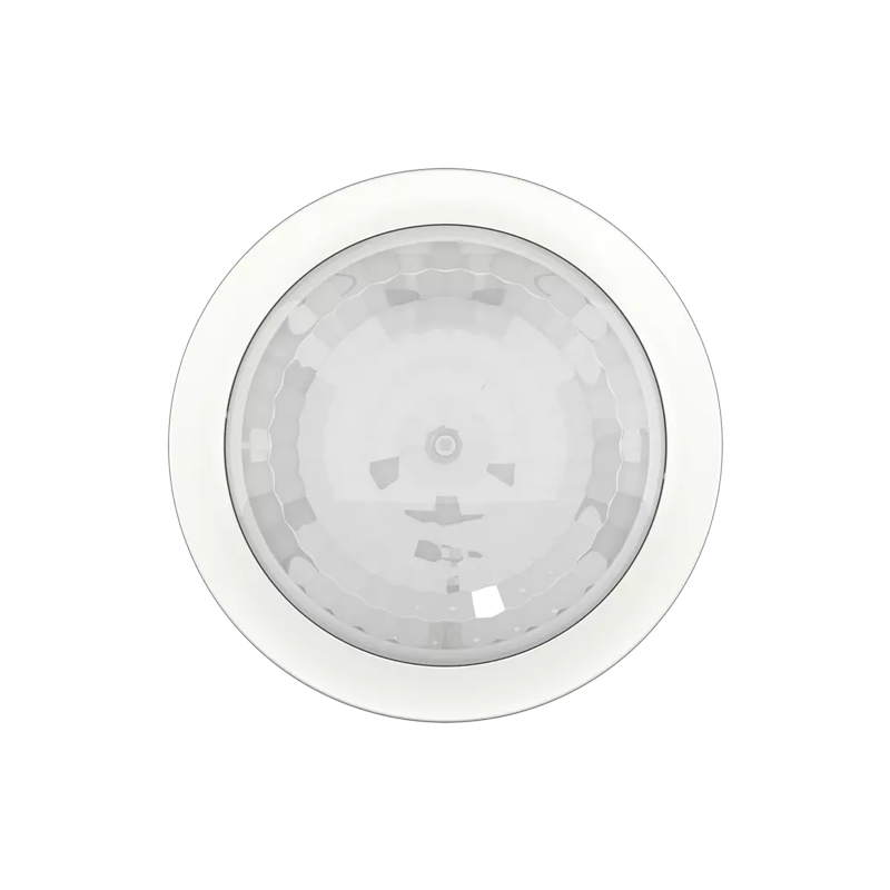 Theben 1030203 PIRA T8 AP Bewegungsmelder (PIR) für die Aufputz-Deckenmontage im Innenbereich, Erfassungsbereich rund 360° mit Durchmesser 8 m, permanente Lichtmessung, 200 W LED
