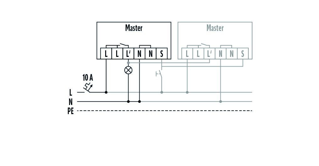 ESYLUX EB10430411 Decken-Präsenzmelder PD 360/8 BASIC