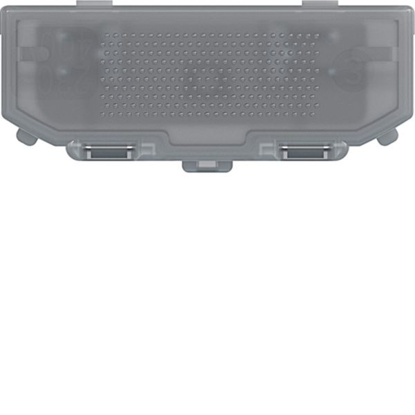 Hager WDE1600W LED-Modul mit N-Klemme, 230 V, 0,4 mA, für Modul-Einsätze, Zubehör, klar transparent