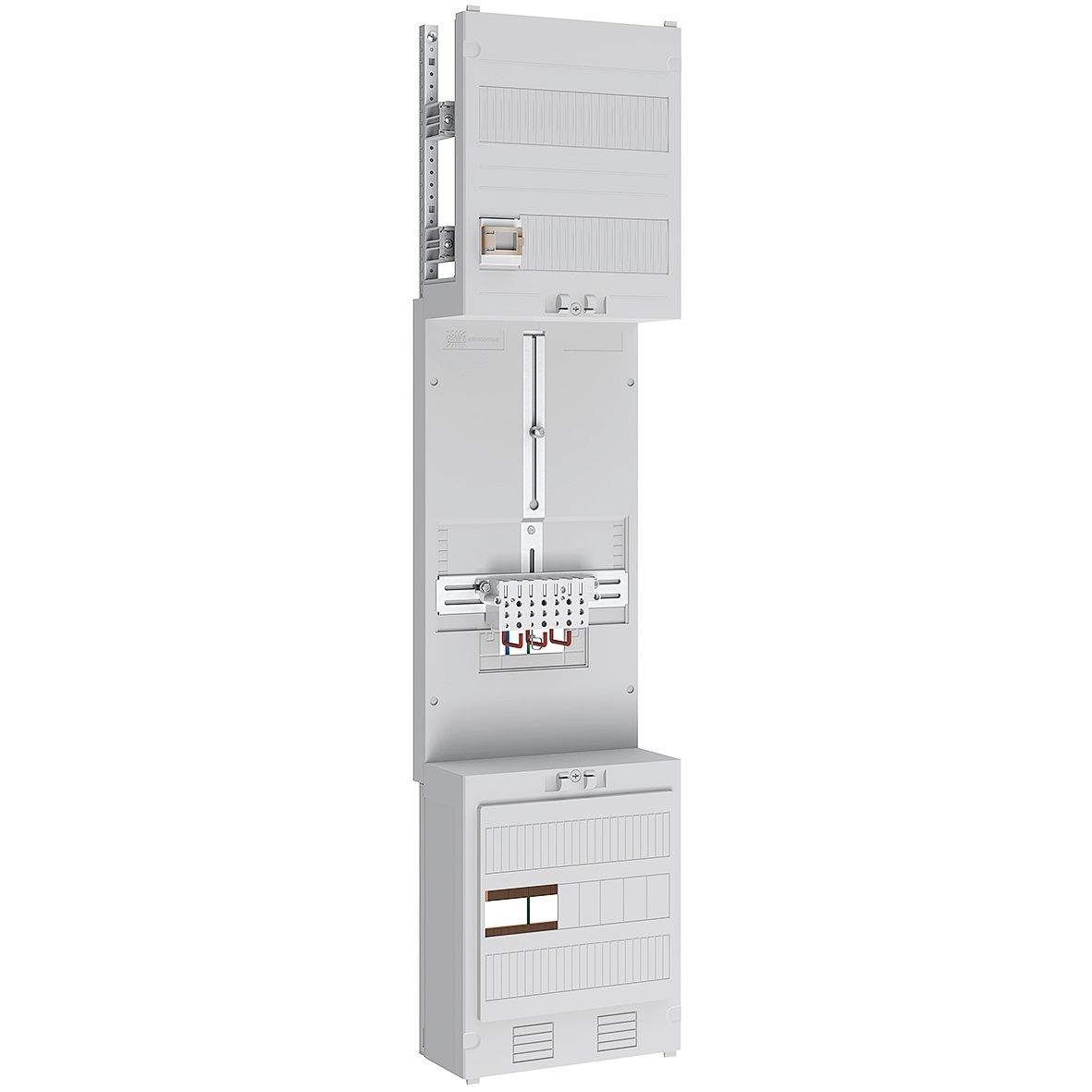 ABN Z17610 Zählerfeld 3Pkt, 1Z, mit sperrbarem HS/ZSK, 5-polig, BxH 250x1050 mm
