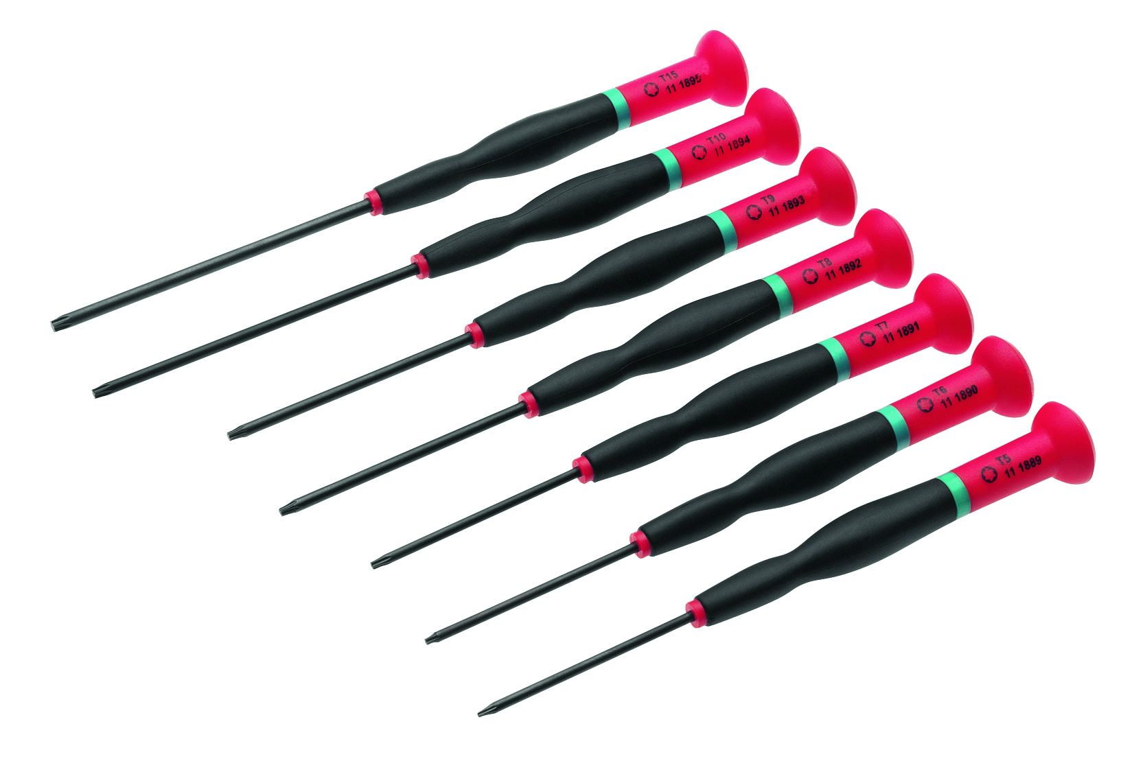 Cimco 11 1903 Elektronik-Schraubendreher-Sortiment (Präzisions-Schraubendreher),7-teilig für Torx-Schrauben
