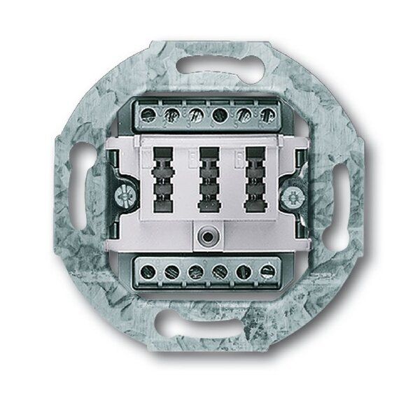 Busch-Jaeger 0242/04 Telefondose TAE 2X6/6 NFF Unterputz