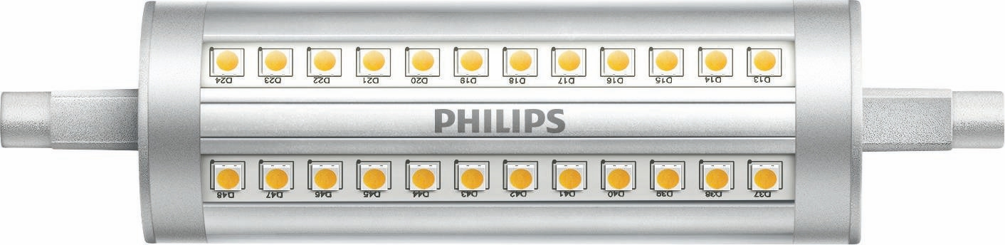 Philips 71400300 CorePro LEDlinear Hochvolt-Stablampen, 14 W, 830, 2000 lm, R7s, dimmbar