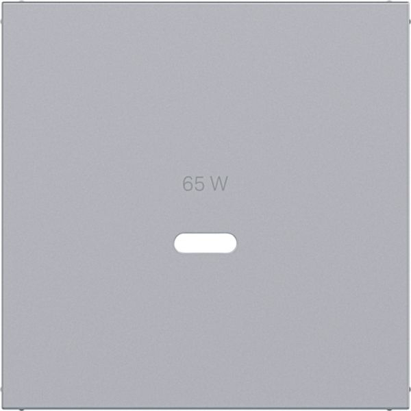 Hager WAF1511TA Zentralstück für Ladesteckdose USB-C Power Modul, A.x/C.x, titan matt